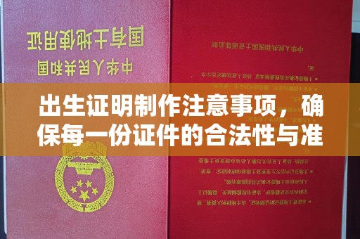 公馆出生证明制作注意事项，确保每一份证件的合法性与准确性